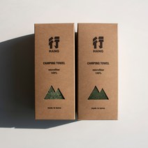 HANG 행 캠핑타월 1+1 백패킹 스포츠 골프타월, 옵션1