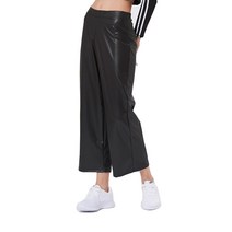 솔레일 레자 통 와이드 팬츠