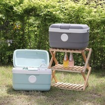 [올리빙] 도트 아이스박스 21L, 민트