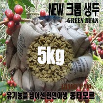 2022년11월 뉴크롭 [생두5kg] 천연야생 동티모르 스페셜 그린빈 커피생두 AAA+, 5kg * 1