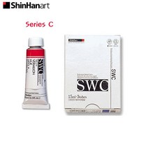 신한 SWC 전문가용 수채화물감 15ml 낱색 C시리즈 (1개), 887  비리디언