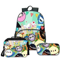 신학기책가방 새로운 Toca Boca Life 월드 게임 배낭 Mochila 남자 3D 책 토카 라이프 십대 선물 가방