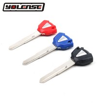 가와사키닌자 오토바이 배아 빈 키 호환, 블루-10 PC, 1개