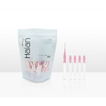 덴바이오 하이안치간칫솔100입(3S핑크), 1개, 100개입