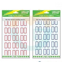 위센티브 29X23MM 일반 견출지 견출스티커 견출지양식 네임견출지, 적색