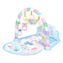 자전거트레일러 카고트레일러 아기 놀이 체육관 5 in 1 활동 매트 공룡 미끄럼 방지 Playmat 시간 거울 다, 01 01