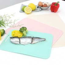 올리오 국산 위생 칼집 안나는 TPU 주방 도마세트 2종 대1개+소1개, 아이L+아이S