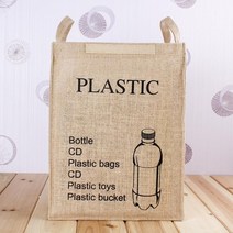 페달휴지통 분리수거함 부직포 키친아트 PLASTIC, 상세페이지 참조