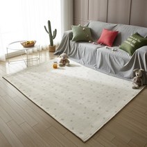 [천삼백케이] [가온길] DTP 사계절 사각러그 리틀 래빗 100x150 카페트