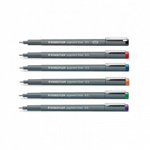 스테들러 피그먼트 라이너 308 디자인 라인펜, 0.3mm 블루