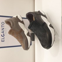 엘칸토여성양가죽초경량큐빅장식슬립온9R4U3A39GF