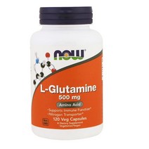 Now Foods 나우푸드 L글루타민 500mg 120베지캡슐, 1팩