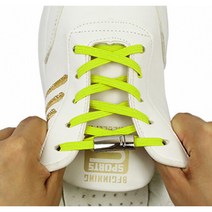 매듭없는 고탄력 운동화끈(네온)/ 늘어나는 신발끈, 옵션선택