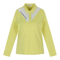 골프공 여성의류 겨울 가을 운동 긴 소매 카라셔츠 슬림핏티셔츠 복장