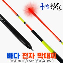 구짱낚시 바다전자막대찌 슬림치누 막대찌 전자막대찌 바다막대찌, 0.8호, 바다전자막대찌(반자립)