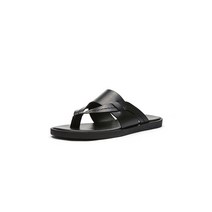 [ELCANTO] 엘칸토 인텐스 남성 소가죽 Y스트랩 플립플랍 샌들 1.7cm LCMW59I126