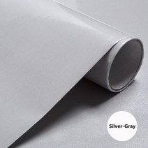 3D 셀프 접착 현대 월페이퍼 롤 껍질 및 스티커 벽지 홈 데코 주방용 백스플래시 타일 거, Silver grey+3 메터 x 60 센치메터