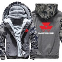 농업용 부품 기계 2022 Massey Ferguson Hoodie 남성용 지퍼 코트 양털 농업용 트랙터 운동복 캐주얼 솔리, 05 as picture4_04 XL