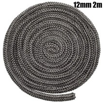 1012mm 스토브 벽난로 코드 버너 씰링 로프 화재 저항 씰 가스켓 2m 유리 섬유 높은 우드, 12mm