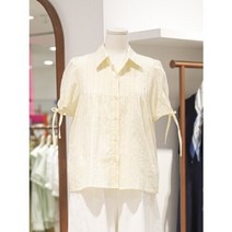 [AK수원점] [오조크] (FORMCBA518P) 핀턱 카라 소매끈 블라우스