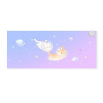 Yumico 온열 마우스패드 사무실 온열데스크매트 800mm X 330mm, 고양이