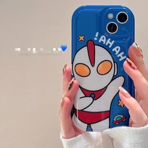 애니메이션 슈퍼맨 IPHONE13PROMAX 사과아이폰 1211 핸드폰케이스 XR 커플 XS 큐트 X실리콘, 에어쿠션 IMD 블루 밑간 슈퍼맨, 사과아이폰 10