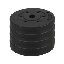 PVC 덤벨 원판 2.5 kg 세트 5kg 7.5 10 바벨 역기 중량 경량, 5kg 2개 10KG 원판세트 YG500