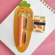필기용잉크 문지르기가능 만년필 먹낭 잉크 타입학생 통용 먹 무 심교환가능, 기본, T01-당근 만년필문지르기가능 퓨어 블루 먹낭 한박스