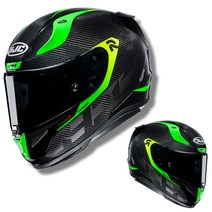 [HJC] 알파11 카본 홍진헬멧 오토바이헬멧 풀페이스 최신상 경량헬멧, 알파11 카본 블리어 MC4 (그린), S