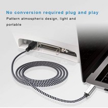 3.28FT/1M 유형 C MIDI 케이블 USB 미디 프린터 스캐너 코드 Aio HP Canon 삼성 및 기타, 한개옵션0
