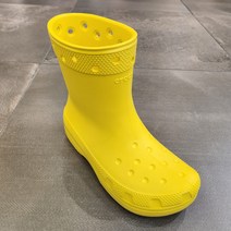 크록스 클래식 부츠 노랑!! 노랑!! 208363-75Y
