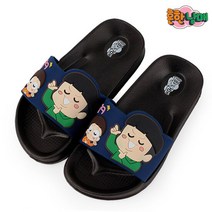 흔한남매 크크 슬리퍼_블랙