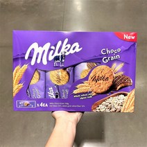 밀카 초코 그레인 쿠키 비스켓 168g X 4팩 코스트코, 2개, 672g