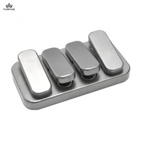 성인스트레스 해소 피젯 불안 과다행동 완화 스피너 알아차리기 Fidget Clicker 슬라이더 금속 마그네틱 EDC 장난감 피아노 키 핑거팁 시소 메트로놈, Stainless Steel