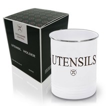 Steelware 중앙 식기 홀더 화이트 대형 Crocks 주방, 하나