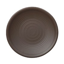 멜라민 옹기 원형 접시 12경 찬사라 식당그릇, 1개, 색상