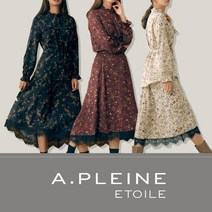 에이플랑에뜨왈 플로럴 블라우스+스커트 SET