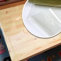 실리콘식탁매트 방수 식탁매트 투명매트 테이블매트 식탁깔개, 두께3mm 80cm × 120cm