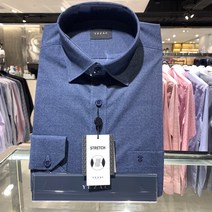 [예작]남성와이셔츠 카치온 자카드짜임 프린트 일반핏 긴팔셔츠 (YJ1FBR944944NY)