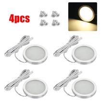 카라반 캠핑카 4pcs 인테리어 조명 보트 캠핑 트레일러 조명 led 스포트 라이트 밴 캠퍼 캐러밴 조명 12v led 조명 캠핑, 3000k 따뜻한 흰색