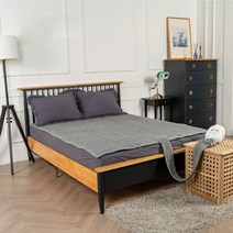 (샤르망뜨 나노 미스트기Gift) 장수돌침대 워셔블 온수매트 슈퍼싱글 HMJS-H800S 퀸(더블) HMJS-H800Q (분리난방) 디지털 자연순환 에코시스템 (무동력), 퀸 HMJS-H800Q (180x230cm)