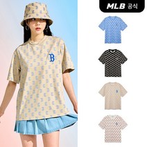 MLB 클래식 모노그램 전판패턴 반팔 티셔츠 (4Color) 204632