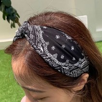 [썬데이베스트] 꼬임반다나머리띠 머리헤어밴드 (5color)