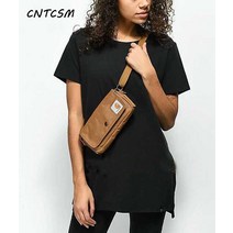 CNTCSM 스몰 카고 숄더 크로스 코튼 힙색 브라 스몰 메신저백