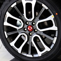 [JS AUTOMOTIVE] 올뉴렉스턴 더뉴렉스턴 스포츠 칸 메탈 휠캡 엠블럼 타이어 튜닝 몰딩 커버 용품, 부가티-블랙 1p