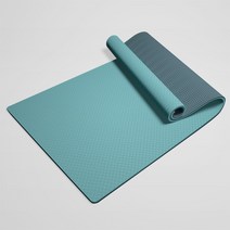 폭 넓은 tpe 요가 매트 제조 업체 두껍게 미끄럼 방지 피트니스 매트 방음 점프 로프 매트 홈 댄스 매트 도매, 183*61*0.8cm 두껍게, Carmine-밝은 회색-바디 위치 라인-배포 패키지