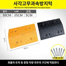 간편설치 속도 방지턱 방지대 과속 어린이 보호구역, Q.박스형 두께 50355cm