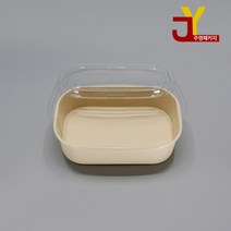 일회용트레이 종이도시락 투명뚜껑세트 소 300개