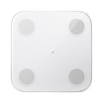 샤오미 체지방저울 2세대 스마트홈 시니어 건강저울 전자 스마트 체중계, 흰색
