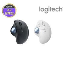 로지텍코리아 정품 ERGO M575 트랙볼 무선+블루투스 광마우스/인체공학 디자인의 무선 트랙볼/고정밀 옵티컬 센서/4버튼+1휠/2000dpi/감도(dpi)변환/유니파잉수신/앞/뒤, 오프화이트